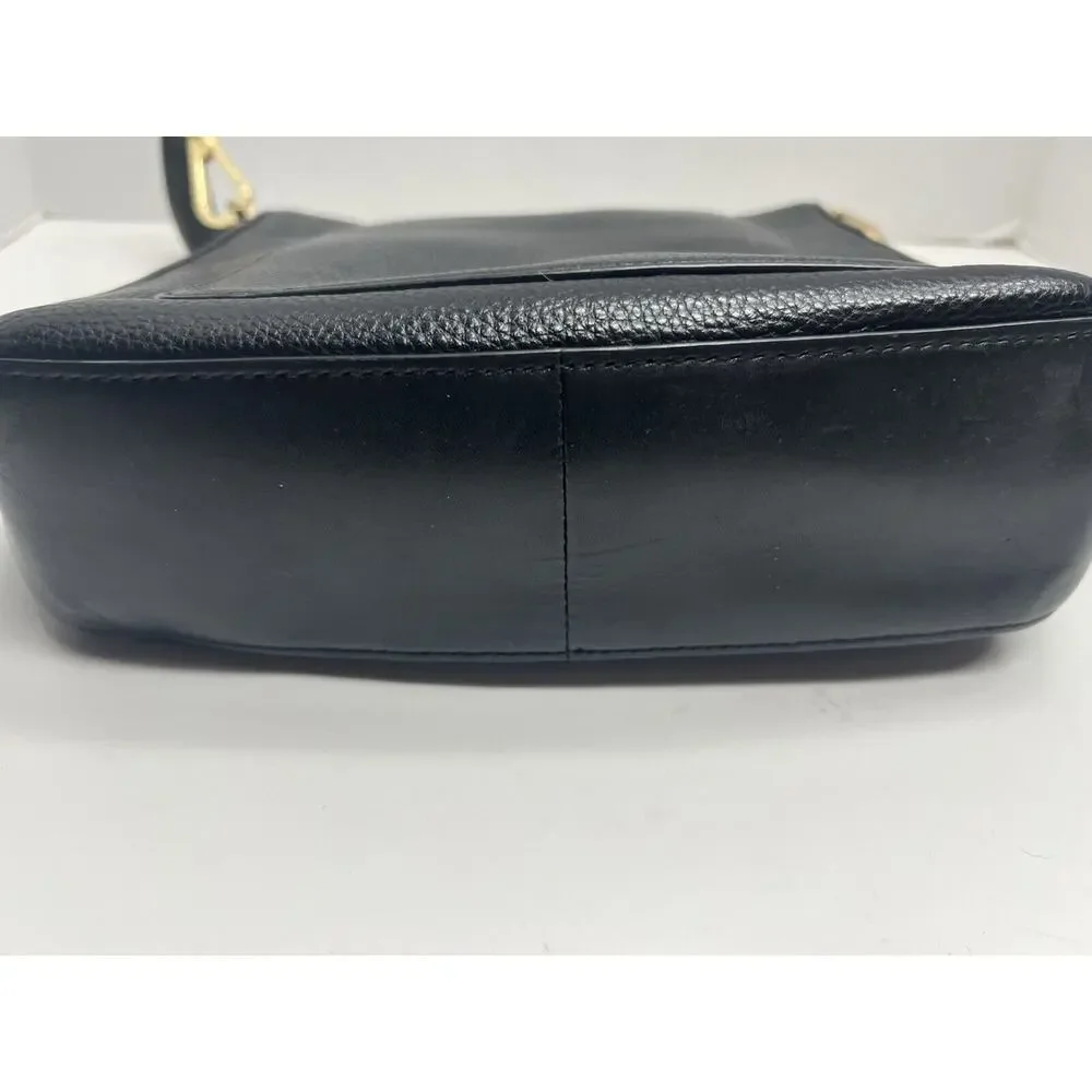 Rebecca Minkoff Women’s Jody Black Leather Feedbag Shoulder Strap